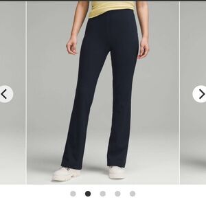 Lululemon Smooth Fit Pull-On High-Rise Pant True Navy size 4, hemmed